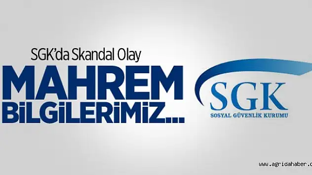 SGK'da Skandal Olay!
