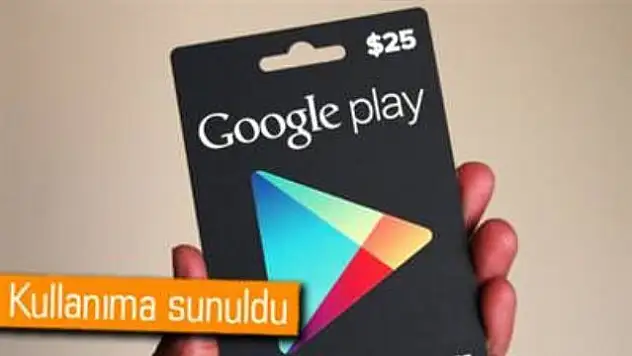 Google Play'in Hediye Kartları Türkiye'de