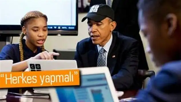 Obama, Bilgisayar Programı Yazan İlk Başkan Oldu