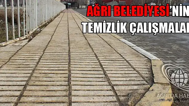 Ağrı'da Temizlik Çalışmaları
