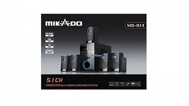 Mikado Md-735 5+1 Usb+sd+fm Radyolu Speaker