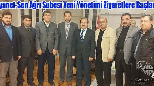 Diyanet-Sen Ağrı şubesi Rektör Prf. Dr.İrfan Aslanı Ziyaret Etti