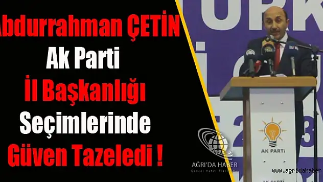 Ak Parti Ağrı 5. Olağan Kongresi Yapıldı