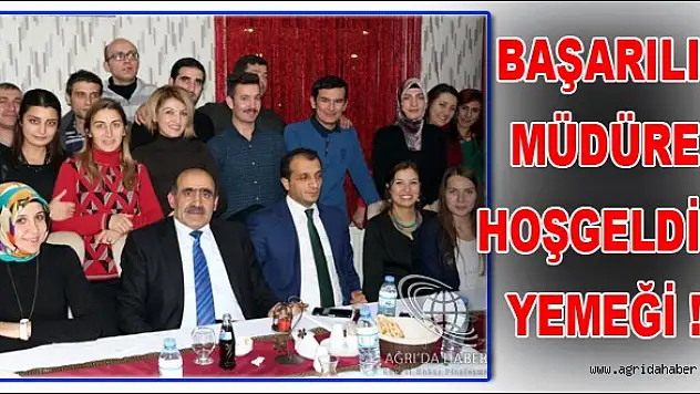 Başarılı Müdüre 'Hoş Geldin' Yemeği