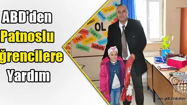 ABDden Patnoslu Öğrencilere Yardım