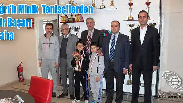 Ağrı'lı Minik Tenisçilerden Bir Başarı Daha