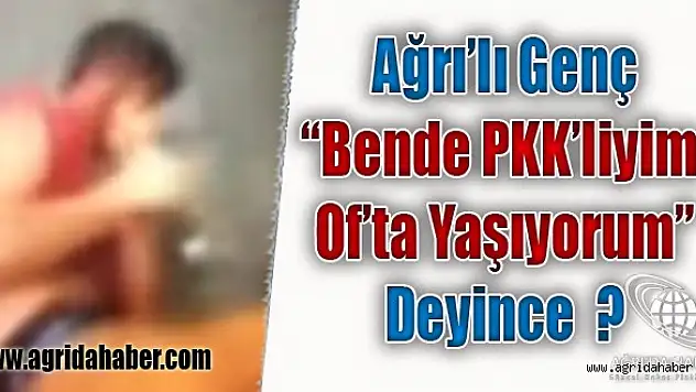 Trabzonda PKKlıyım Diyen Ağrılı Gence Saldırı