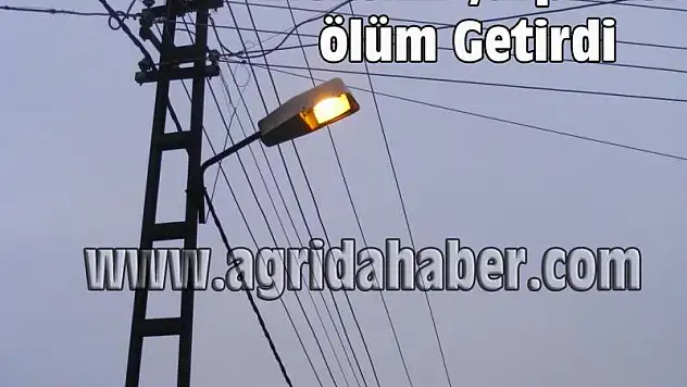 ELEKTRİK DİREĞİNE ÇIKAN ÇOCUK HAYATIN KAYBETTİ.