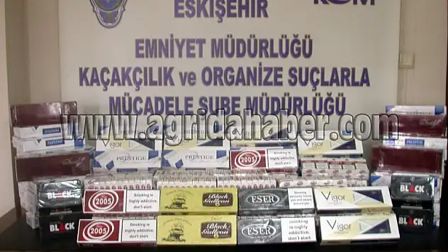 2 BİN 465 PAKET KAÇAK SİGARA ELE GEÇİRİLDİ