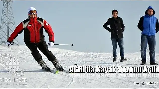 Ağrı'da Kayak Sezonu Açıldı