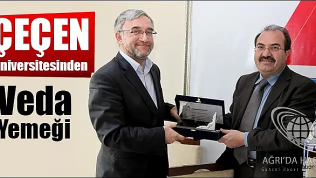 Ağrı İbrahim Çeçen Üniversitesinden Veda Yemeği