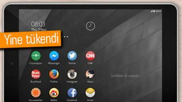 Nokia N1'ler yine kısa bir sürede tükendi