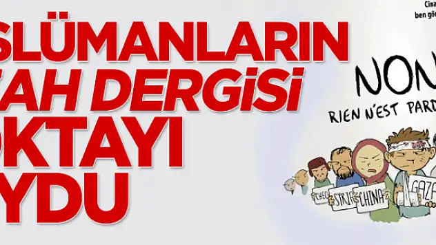 Müslümanların mizah dergisi Cafcaf'tan Charlielere kapak