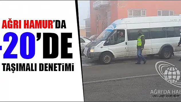 Hamur'da -20'de Taşımalı Denetimi