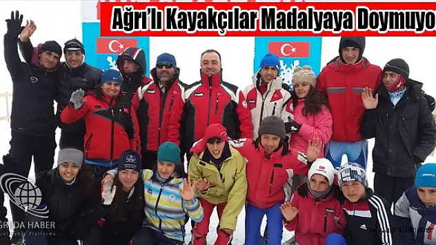Ağrı'lı Kayakçılar Bitlis'ten 17 Madalya İle Döndü