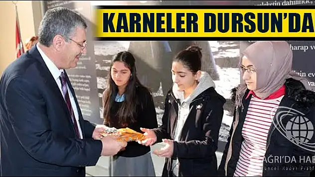 DURSUN Öğrencilere Karne Dağıttı