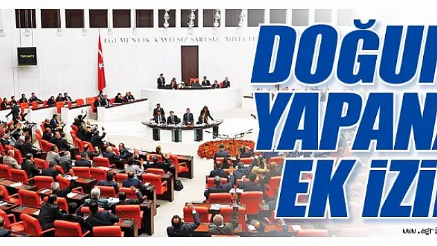 Doğum yapana ek izin