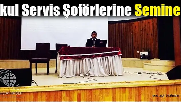 Okul Servis Şoförlerine Seminer