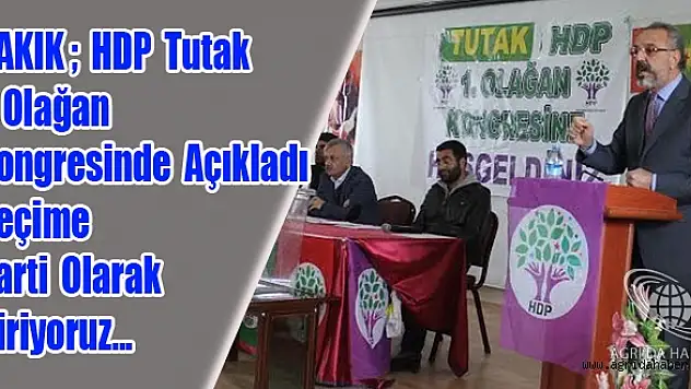 HDP Tutak 1. Olağan Kongresi Gerçekleşti