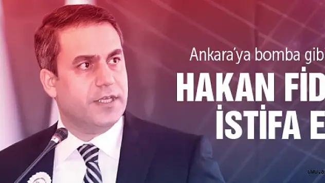 MİT Müsteşarı Hakan Fidan istifa etti