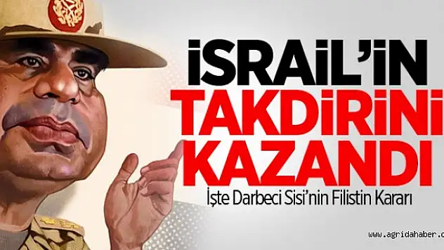 İsrail: Sisi Filistin'e Bizim Yapmadığımızı Yaptı