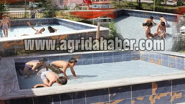AĞRILI ÇOCUKLARIN HAVUZ KEYFİ