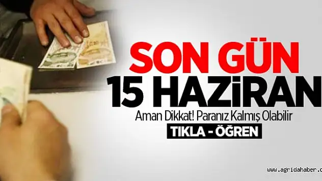 Aman Dikkat! Paranız Kalmış Olabilir