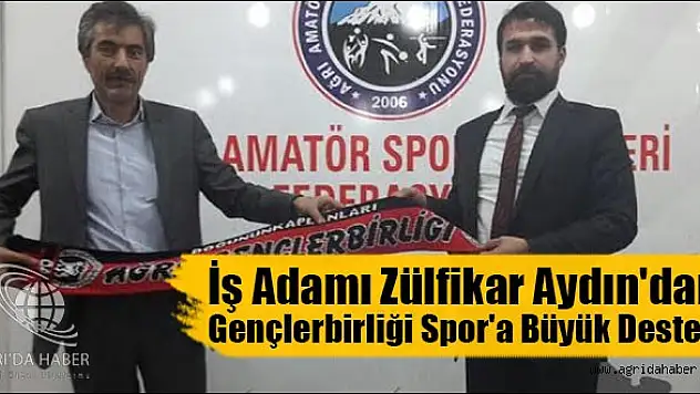 İş Adamı Zülfikar Aydın'dan Gençlerbirliği Spor'a Büyük Destek