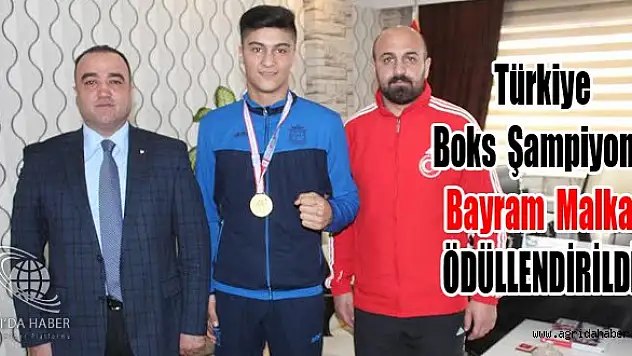 Cemil Budak Türkiye Şampiyonu'nu Tebrik Etti