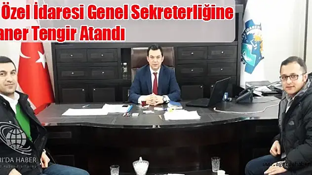 İl Özel İdaresi Genel Sekreterliğine Taner Tengir Atandı