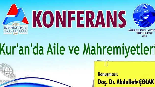 Kur'an'da Mahremiyet konulu konferansa Davet