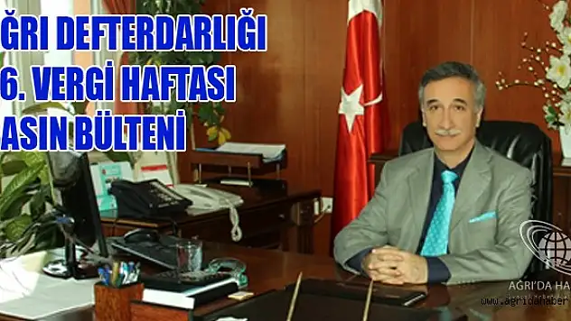 AĞRI DEFTERDARLIĞI BASIN BİLDİRİSİ