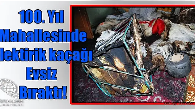 Evi Küle Dönen Aile Yardım Bekliyor