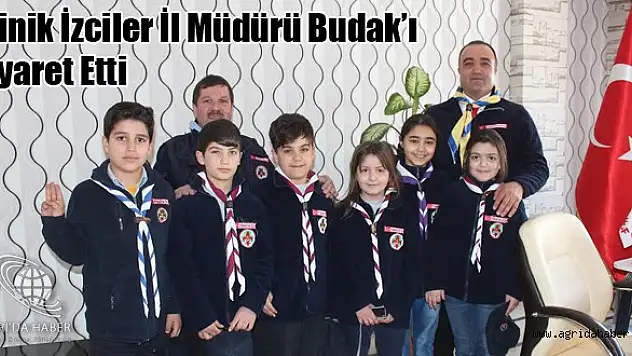 Minik İzciler İl Müdürü Budak'ı Ziyaret Etti