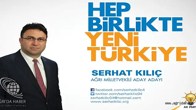 Serhat Kılıç Ak Parti Ağrı Milletvekili Aday Adayı