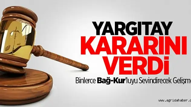 Yargıtay Kararını Verdi