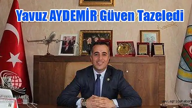 Ağrı Ziraat Odası Başkanı Aydemir Güven Tazeledi