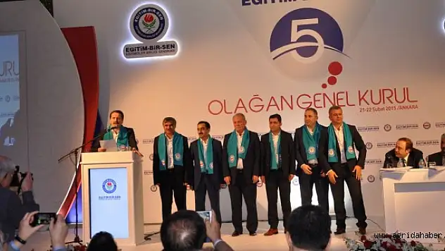 Eğitim Bir-Sen'in yeni genel başkanı Ali Yalçın oldu