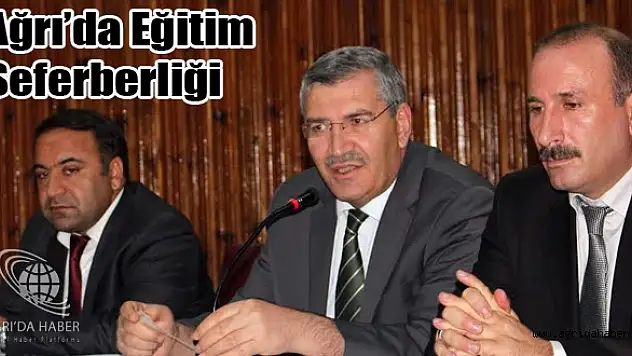 Ağrı Milli Eğitim Müdürlüğünden Seferberlik