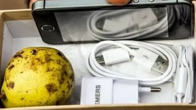 Telefon Siparişi Verdi, Kutudan Armut Çıktı