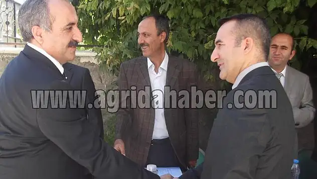 BAŞKAN ARSLAN ÖNCE BAYRAMLAŞTI SONRA ÇALIŞMALARI ANLATTI