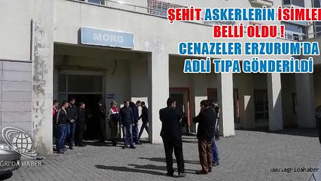 Şehit Askerlerin İsimleri Belli oldu