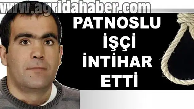 İNŞAAT İŞÇİSİ İNTİHAR ETTİ