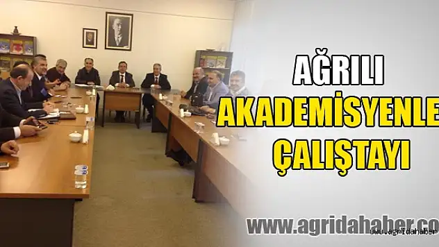 Ağrili Akademisyenler Çaliştayi