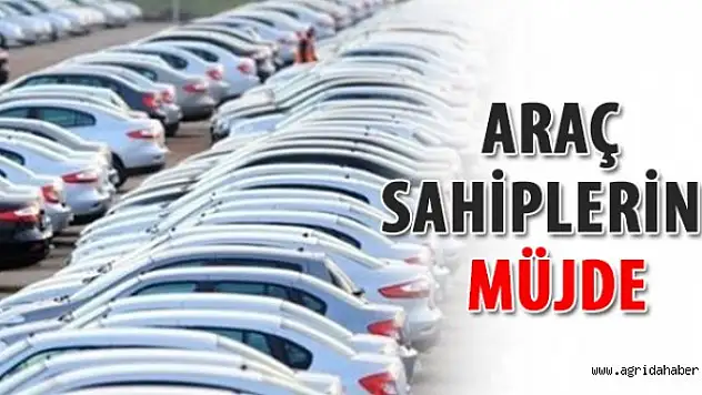 Araç Sahiblerine Müjdeli Haber!
