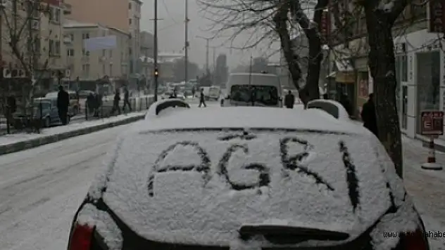 Doğu'da soğuk Hava ! Ağrı -15 Derece