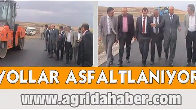 KÖY YOLLARIMIZ ASFALTLANIYOR