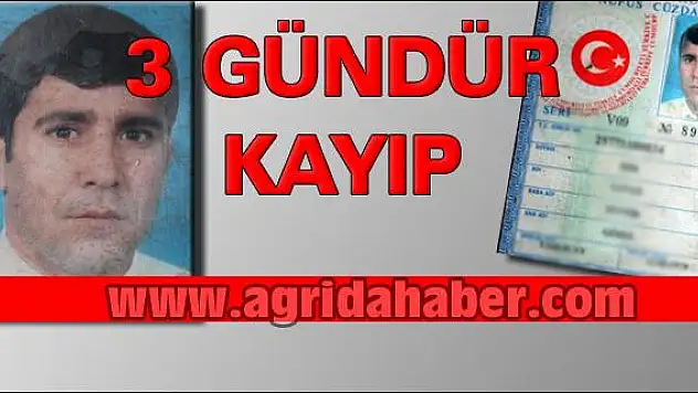2 ÇOCUK BABASINDAN 3 GÜNDÜR HABER ALINAMIYOR
