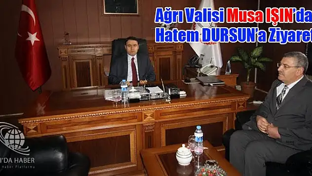 Ağrı Valisi Musa Işın, İl Milli Eğitim Müdürlüğü'nü ziyaret etti