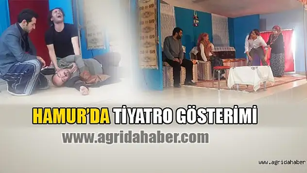Hamur'da tiyatro gösterimi